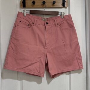 Vintage L.L. Bean Pink Denim Shorts Size 16